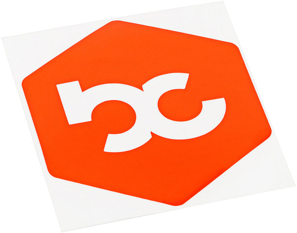 bc basic Calcomanía con logotipo - naranja/universal