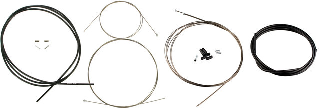Shimano Set de cables cambios/frenos de acero inoxidable p. bicicletas de ruta - negro/universal