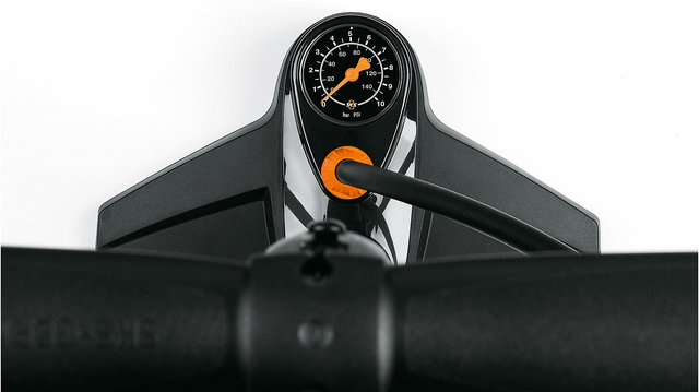 SKS Pompe à Vélo Air-X-Press 8.0 - noir-orange/universal