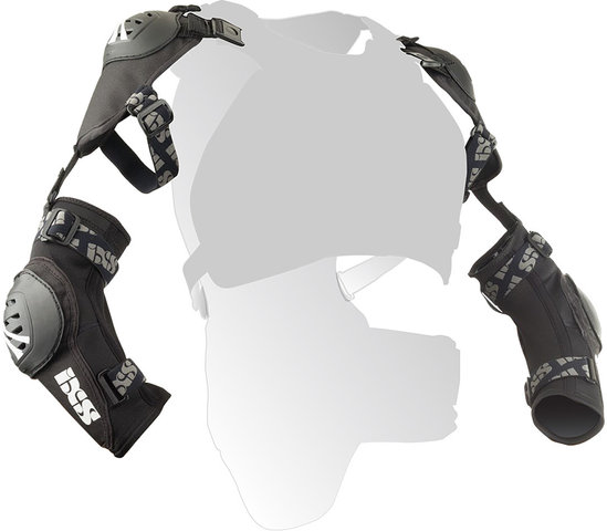 iXS Protectores de hombros y codos Cleaver Kit - black/M/L