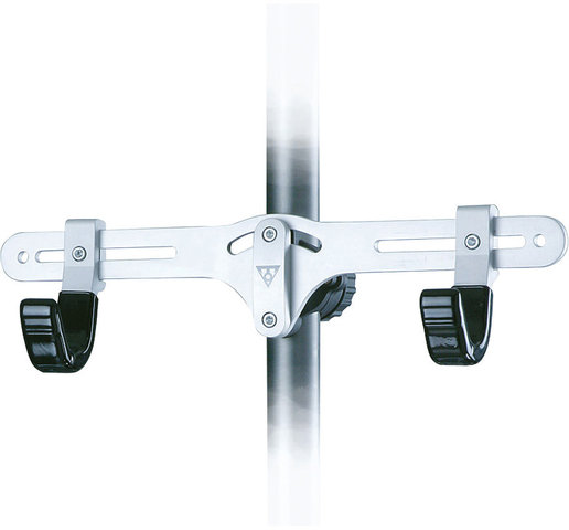 Topeak ThirdHook Fahrradhaken für Dual-Touch Bike Stand - silber-schwarz/oben