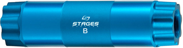 Stages Eje de pedalier para SRAM BB30 / Easton / Race Face BB30 / Specialized - azul/tipo 2