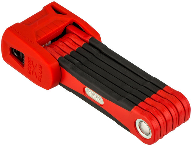 ABUS Bordo Granit XPlus 6500 Folding Lock w/ Carrying Bag - red/85 cm