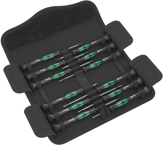 Wera Elektroniker-Schraubendrehersatz Kraftform Micro Set - schwarz-grün/universal