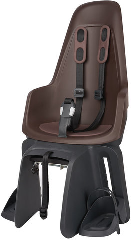 bobike ONE Maxi Kindersitz mit Gepäckträgerhalterung - coffee brown/universal