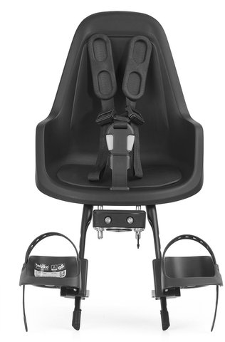 bobike ONE Mini Front-Kindersitz mit Montagebügel - urban black/universal