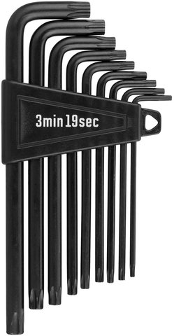 3min19sec Torx Tool Set, 9-Piece - black/universal