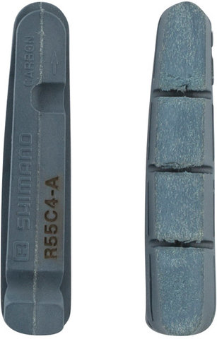 Shimano Bremsgummis R55C4-A Dura-Ace, Ultegra, 105 für Carbonfelgen - schwarz/universal