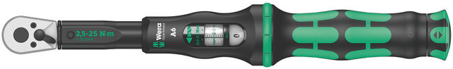 Wera Click-Torque A 6 Drehmomentschlüssel mit Umschaltratsche - schwarz-grün/2,5-25 Nm