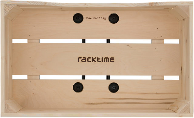 Racktime Caissette en Bois Woodpacker - universal/25 litres