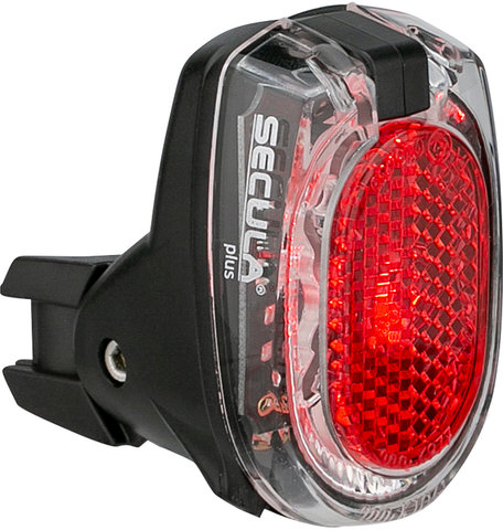 busch+müller Secula Plus LED Rücklicht mit StVZO-Zulassung - rot-transparent/Strebenmontage