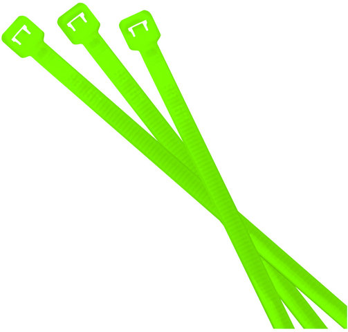 rie:sel Bridas de cable cable:tie 4,8 x 200 mm - 25 unidades - neon green/4,8 x 200 mm