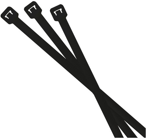 rie:sel open:tie Cable Ties, 4.8 x 200 mm - 25 Pack - black/4.8 x 200 mm