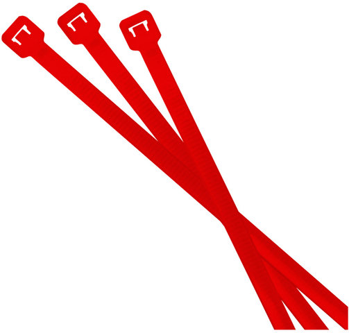 rie:sel open:tie Cable Ties, 4.8 x 200 mm - 25 Pack - red/4.8 x 200 mm