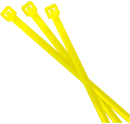 rie:sel Bridas de cable cable:tie 4,8 x 200 mm - 25 unidades - neon yellow/4,8 x 200 mm