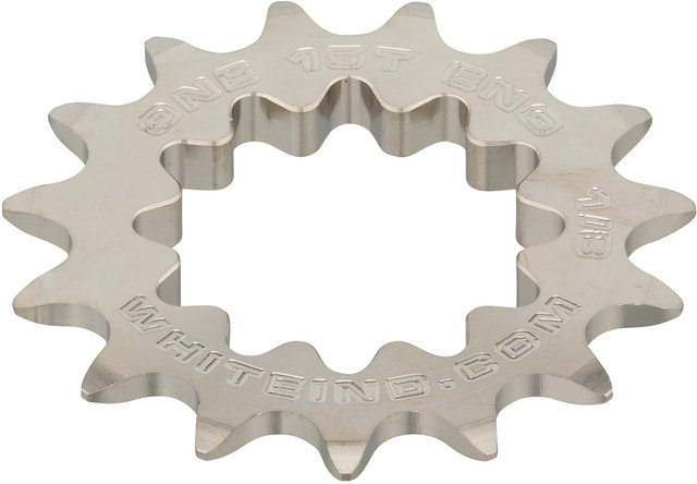 White Industries Fixed Gear 1/8" Steckritzel - silver/15 Zähne