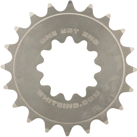 White Industries Fixed Gear 3/32" Sprocket - silver/20 tooth