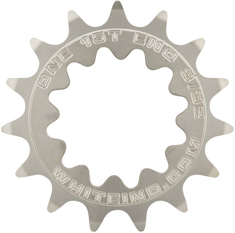 White Industries Fixed Gear 3/32" Sprocket - silver/15 tooth