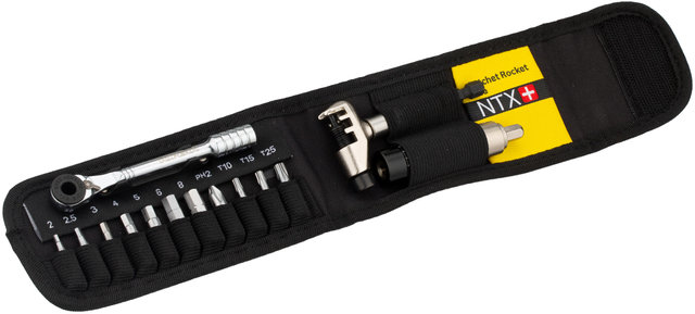 Topeak Ratchet Rocket Lite NTX+ Mini-Werkzeugset - schwarz-silber/universal