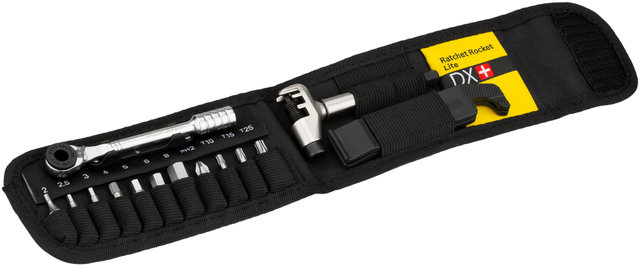 Topeak Ratchet Rocket Lite DX+ Mini-Werkzeugset - schwarz-silber/universal