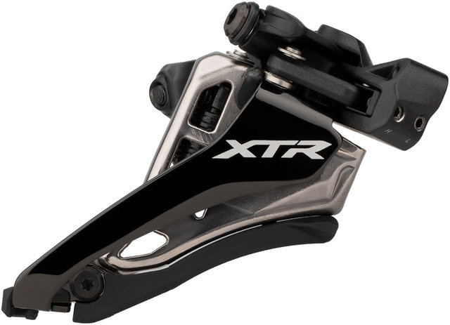 Shimano XTR FD-M9100 2-/12-speed Front Derailleur - grey/mid clamp / side-swing / front-pull