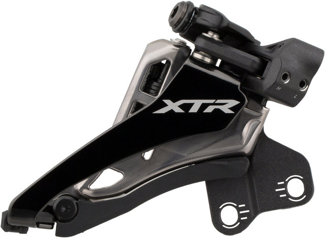 Shimano XTR FD-M9100 2-/12-speed Front Derailleur - grey/E-Type / side-swing / front-pull