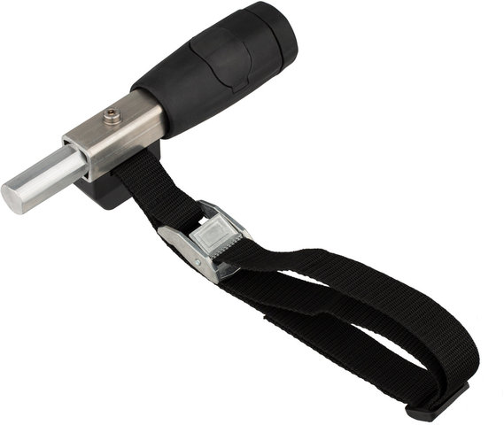 Weber Conexión de barra de tracción con candado para tubo cuadrado Chariot - negro/25,0 mm