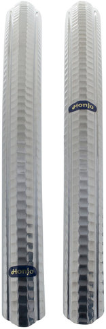 Honjo Set de guardabarros H1 RD + RT - fluted hammered-aluminium/43 mm / 28"
