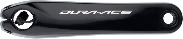 Shimano Dura-Ace Powermeter Kurbel FC-R9100-P Hollowtech II ohne Kettenblätter - schwarz/172,5 mm