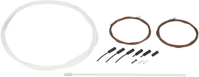 Shimano OT-SP41/OT-RS900 Polymer Shift Cable Set Dura-Ace R9100/Ultegra R8000 - white/universal