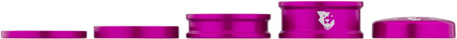 Wolf Tooth Components Set de Capuchon de Direction et Entretoises Anodized Bling Kit - purple/universal