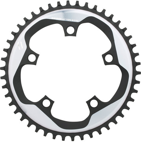 SRAM X-Sync Chainring for Force 1 / Rival 1 / CX 1, 110 mm - grey anodized/46 tooth