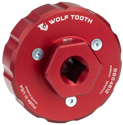 Wolf Tooth Components BBS4612 Innenlagerwerkzeug - red/universal