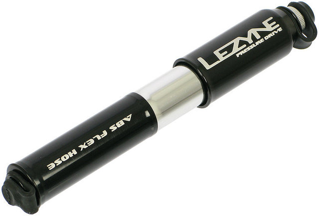 Lezyne Mini bomba Pressure Drive - negro-plata/small