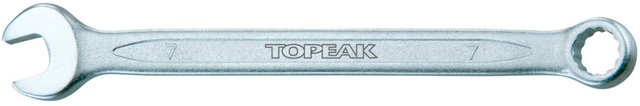 Topeak 7 mm Spanner Ring-Maulschlüssel - silber/7 mm