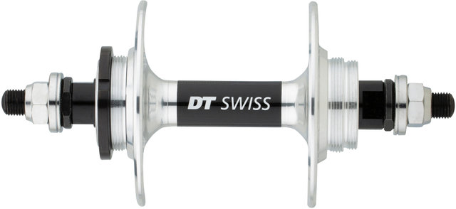DT Swiss 370 Track HR-Nabe - silber-schwarz/10 x 120 mm / 24 Loch