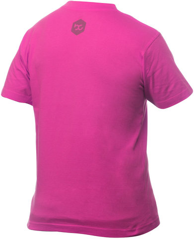 bc basic T-Shirt Kids logo - rose/XXL