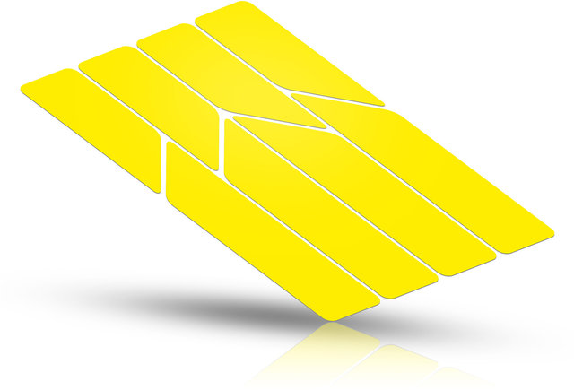 rie:sel Set de calcomanías reflectantes para cuadros re:flex - yellow/universal