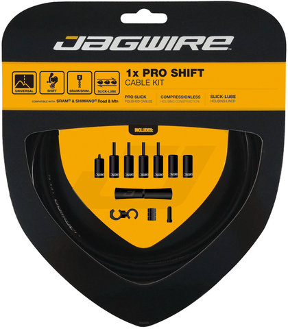 Jagwire Set de cables de cambios 1X Pro - black/universal
