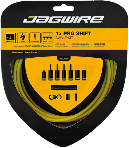 Jagwire 1X Pro Shifter Cable Set - yellow/universal