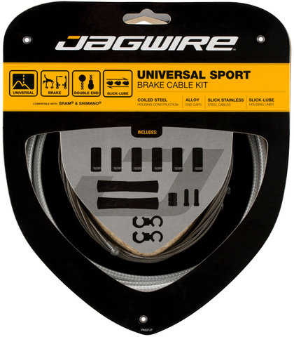 Jagwire Universal Sport Bremszugset - sterling silver/universal