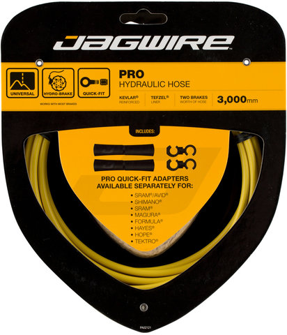 Jagwire Bremsleitung Mountain Pro Hydraulic Hose - yellow/3000 mm