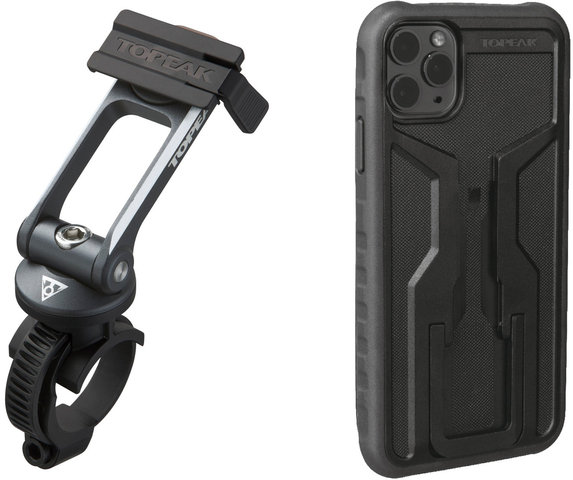Topeak RideCase pour iPhone 11 Pro Max avec RideCase Mount - noir-gris/universal