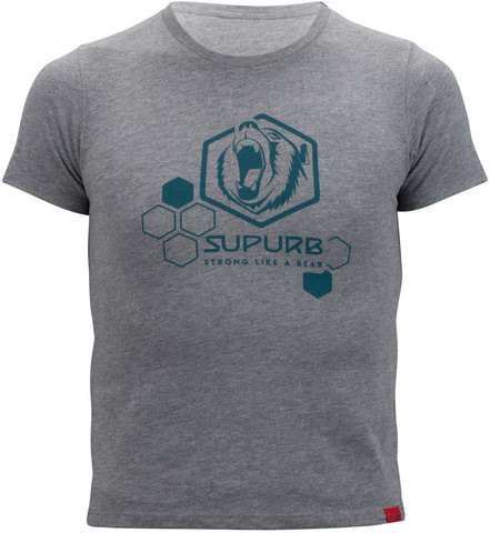 SUPURB T-Shirt Casual - grey melange/L