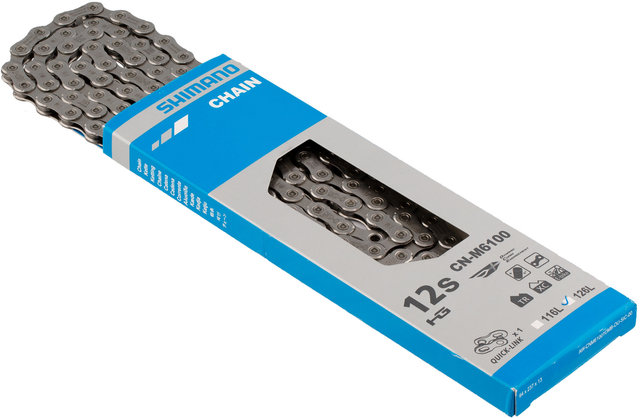 Shimano Chain CN-M6100 Quick-Link 12-speed - silver/12-speed / 126 links