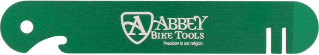 Abbey Bike Tools Stu Stick Rotor Truing Tool Bremsscheiben-Richtwerkzeug - green/universal