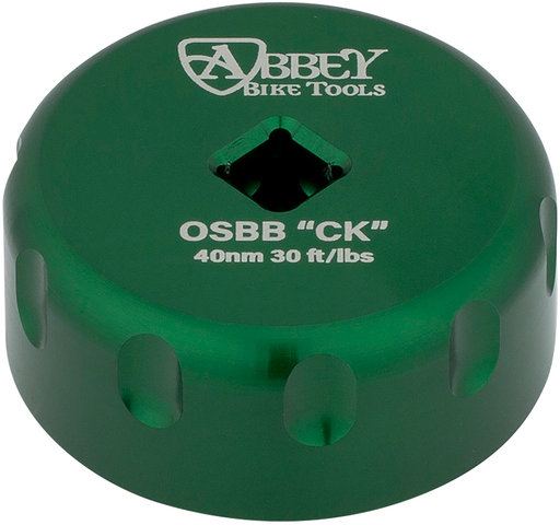 Abbey Bike Tools Bottom Bracket Socket Single Sided für Chris King - green/universal