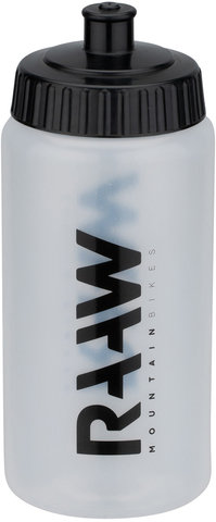RAAW Mountain Bikes Bottle - transparent-black/500 ml