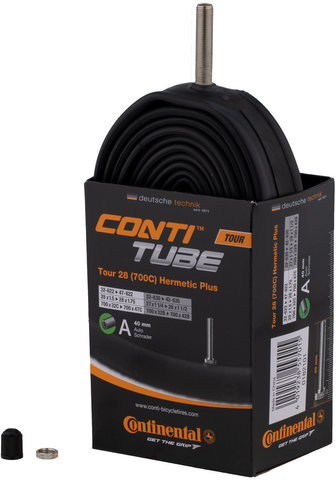 Continental Tour 28 Hermetic Plus Inner Tube - universal/27-28x1 1/4-1.75x2 Schrader 40 mm