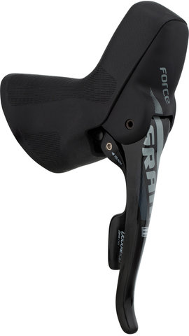 SRAM Force 22 Hydraulic Disc Brake w/ DoubleTap® Shift/Brake Lever - ice grey anodized/front left